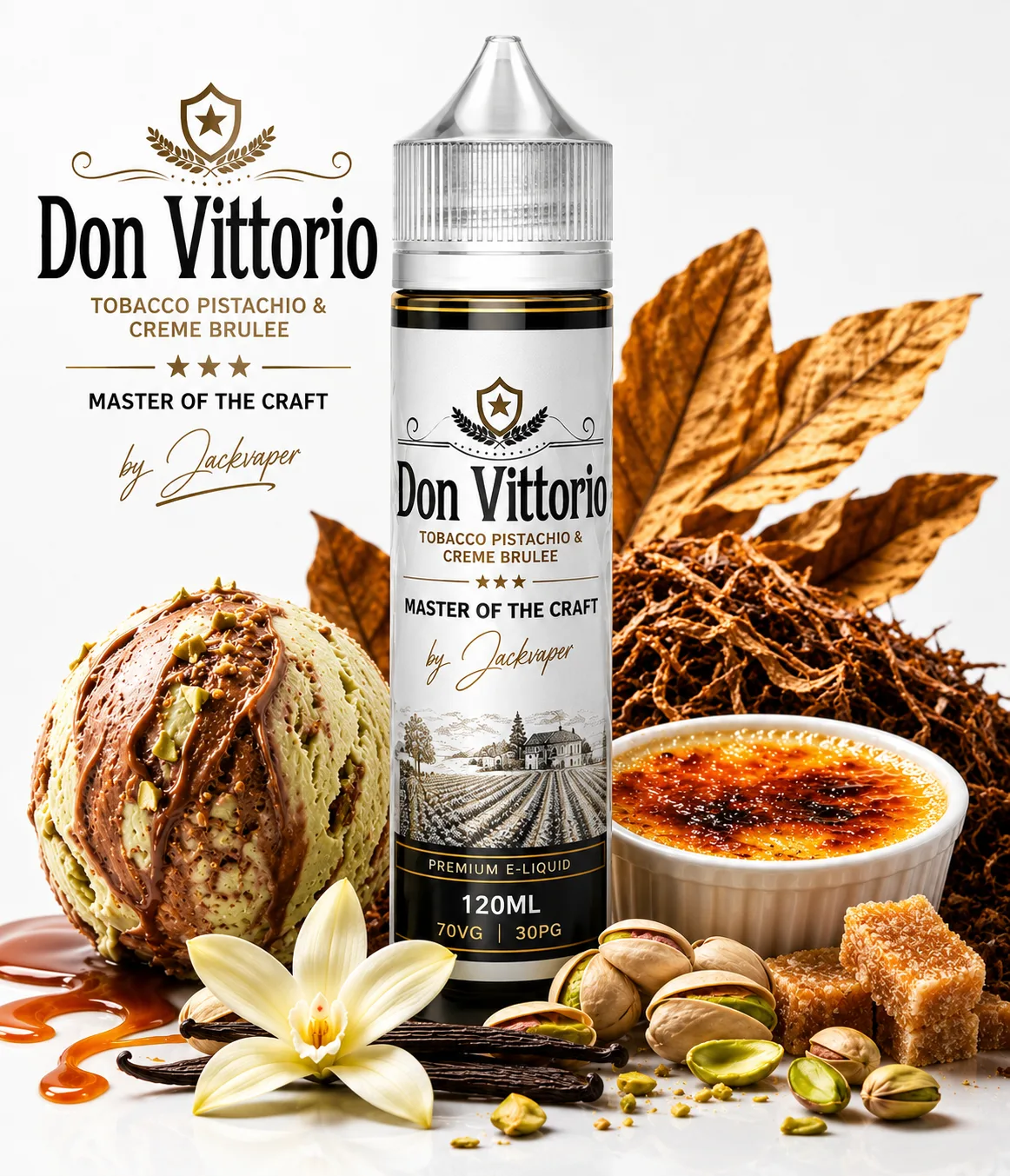 Don Vittorio - Tabaco Pistacho & Creme Brulee