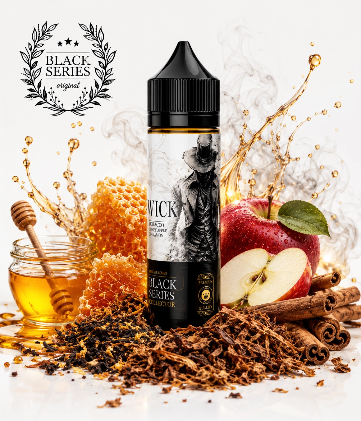 Wick Tobacco Honey Apple Cinnamon - Black Series
