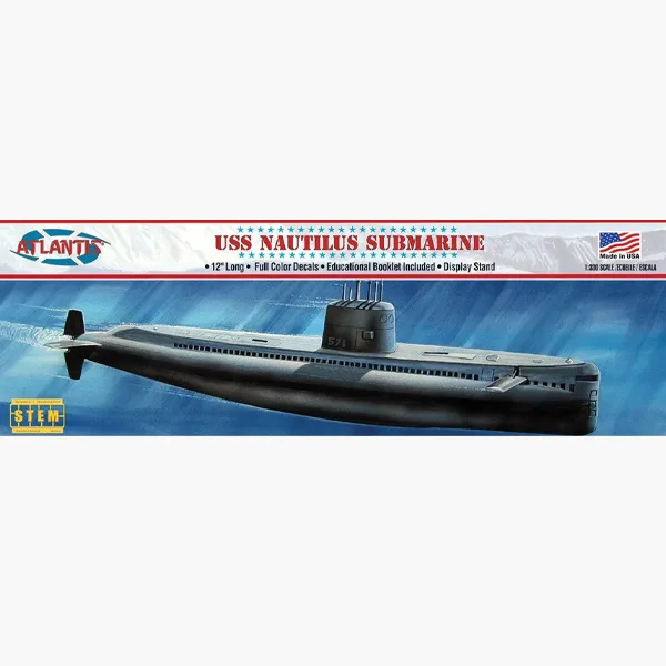 Model kit USS Nautilus Submarine 1/300
