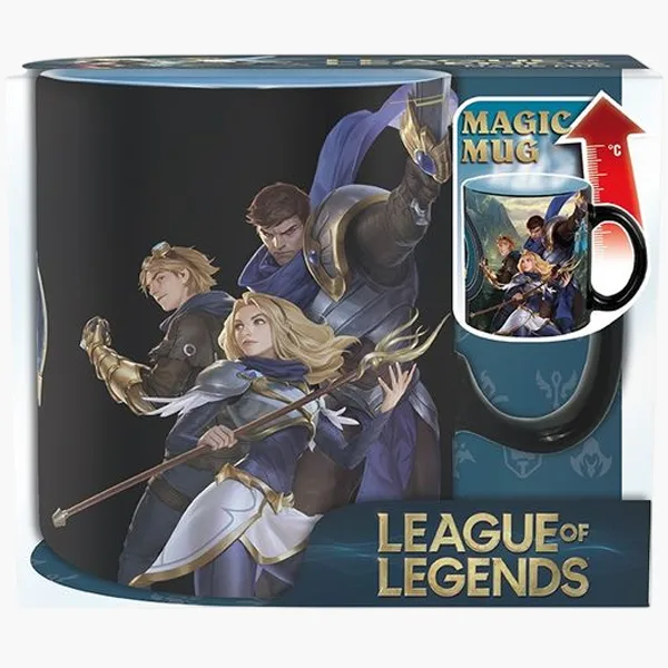 Mug cerámica League of Legends – termosensible Demacia vs. Noxus